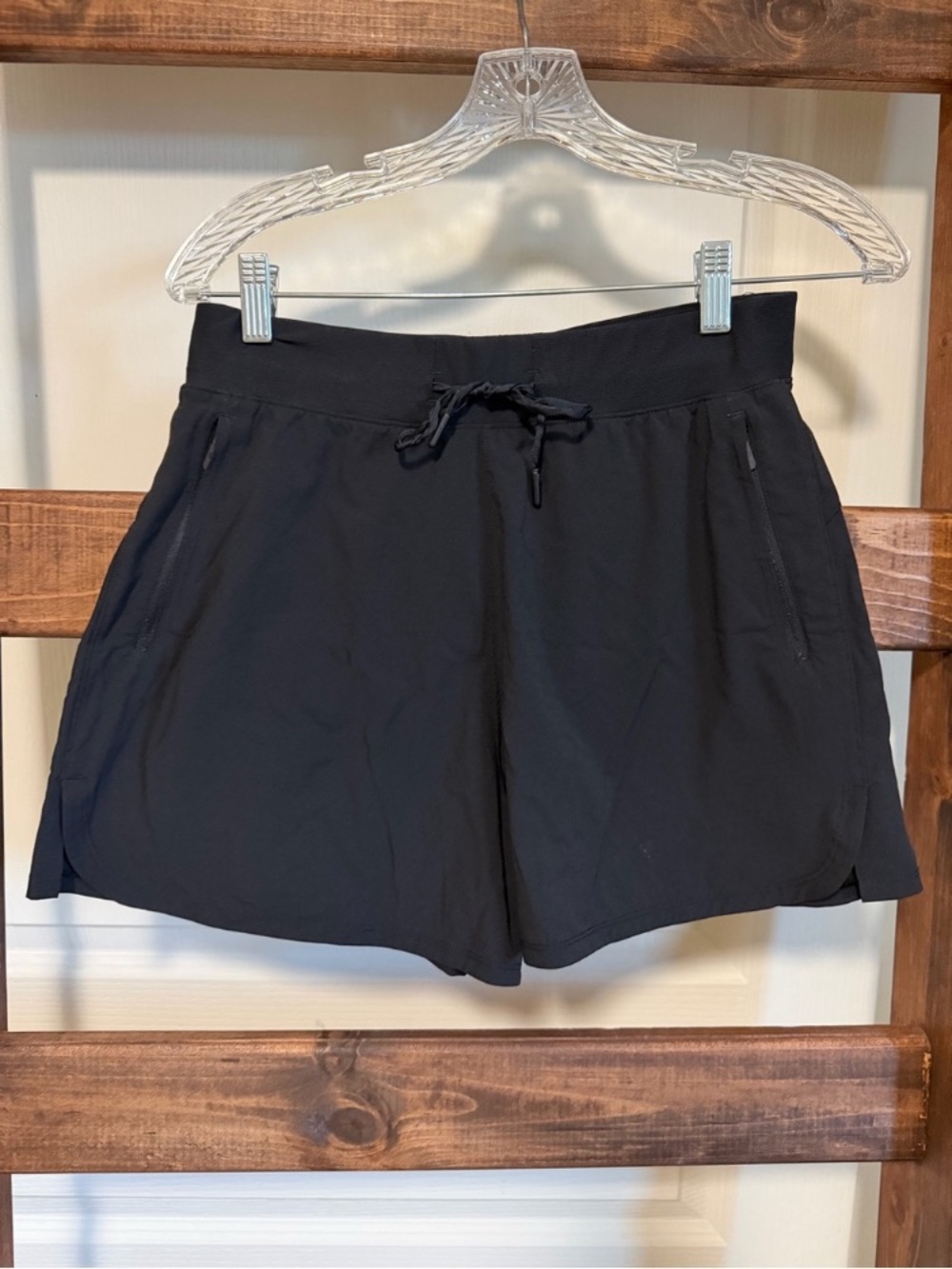 H&M Black Drawstring Athletic Shorts